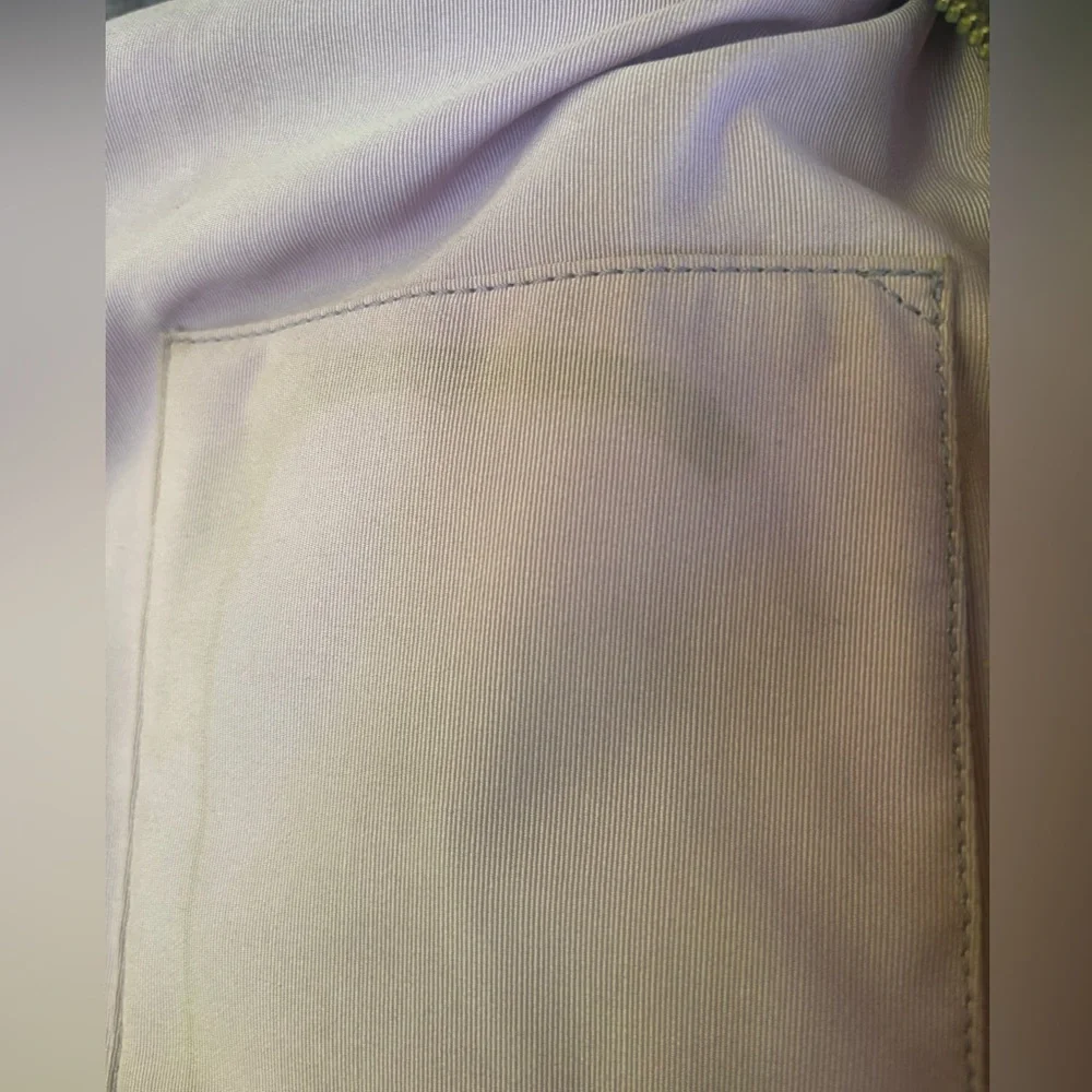 Coach Signature Stripe Tote with Coach Mink Bear Fob, Medallion and Hangtag. - Picture 16 of 17